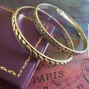 2 Brighton Bangle Bracelets -Lot